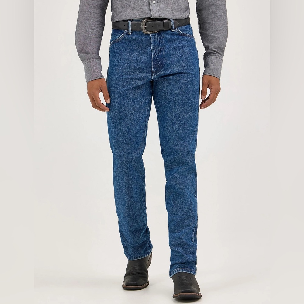 Wrangler Men's Straight Jeans - Blue